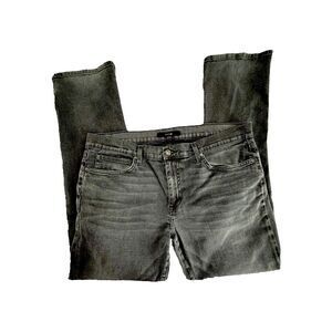 Joe's Jeans Brixton Narrow Women's Black Denim Zip Stretchy Size 40/16